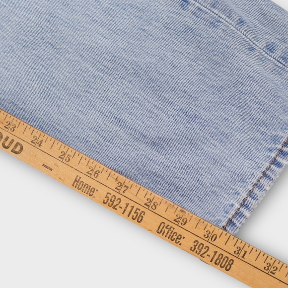 Levi’s Men’s 501 Jeans Size 36x31 Light‎ Wash Regular Fit Straight Leg - Picture 6 of 6